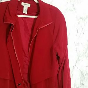 Westbound | Rich red raincoat